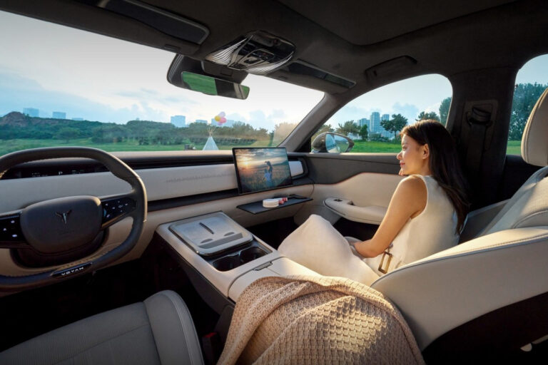 Voyah Courage priekinis interjeras