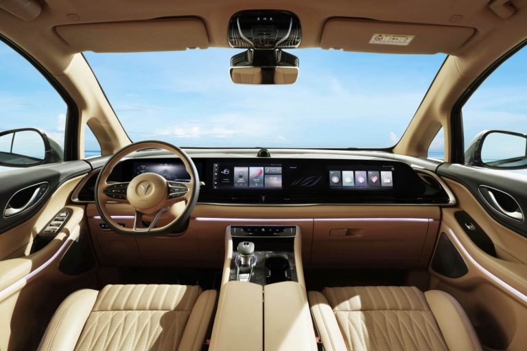 Voyah Dream priekio interjeras